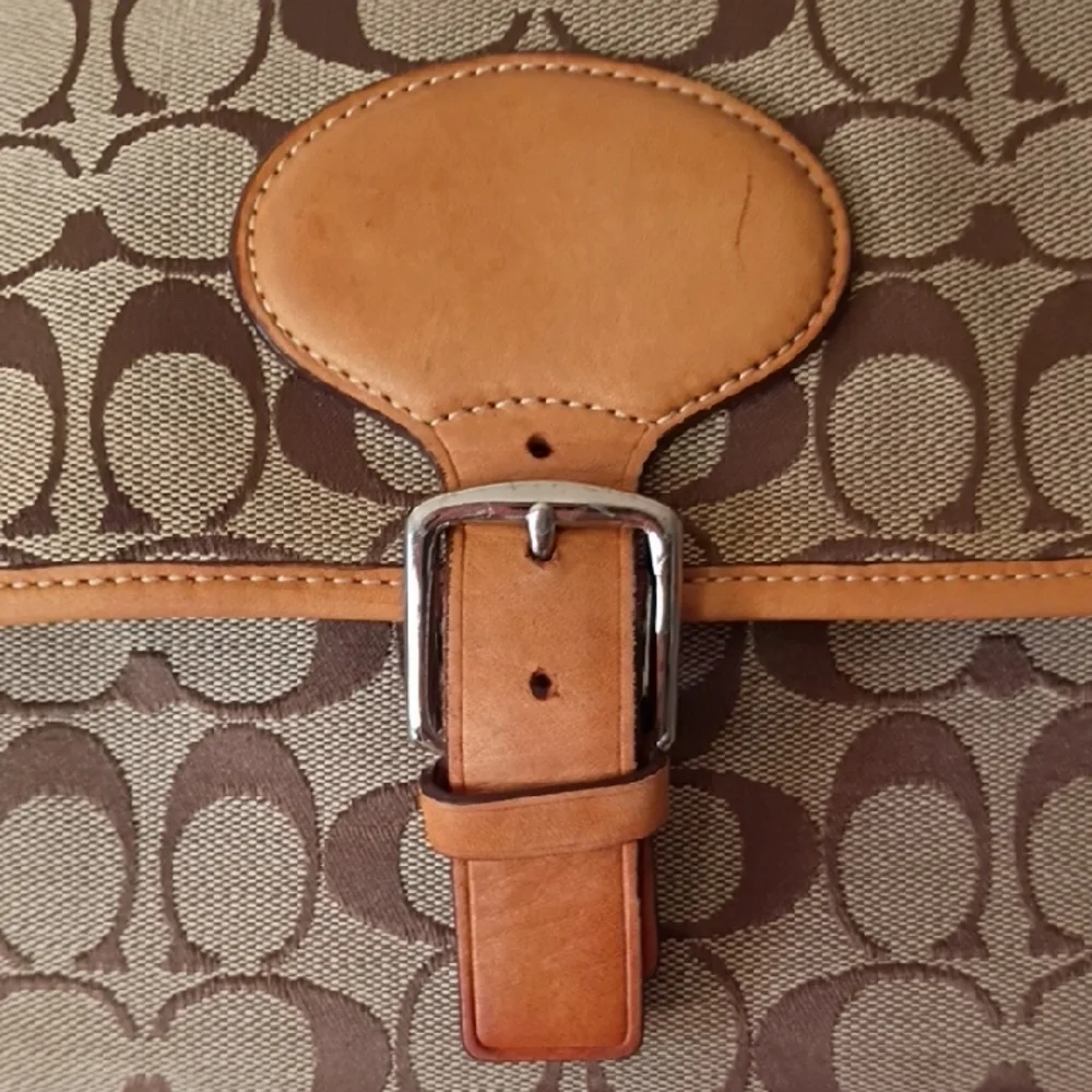 Vintage Coach Signature Frankie Crossbody Bag #6081